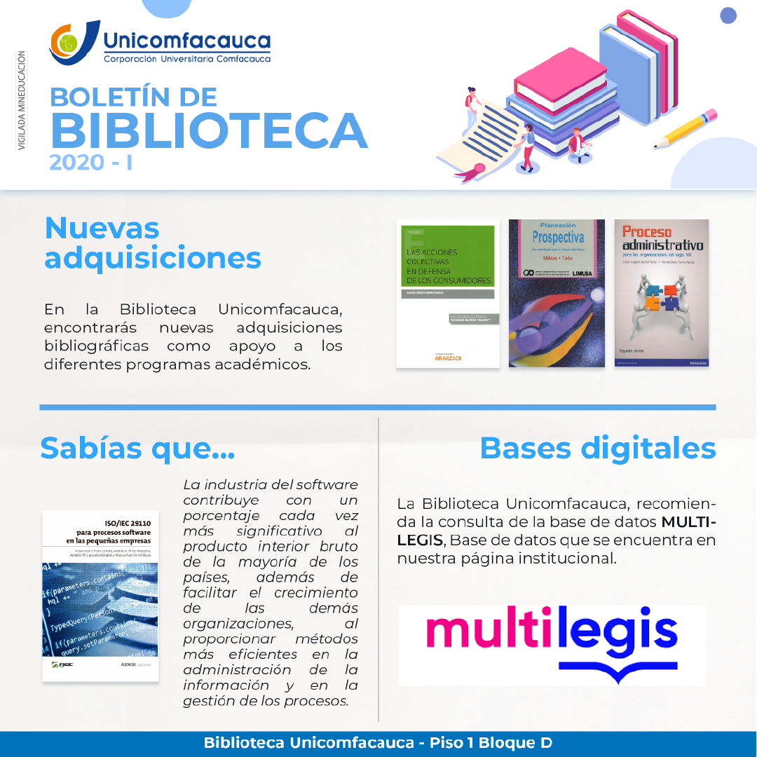 Boletin Informativo De Biblioteca | UNICOMFACAUCA