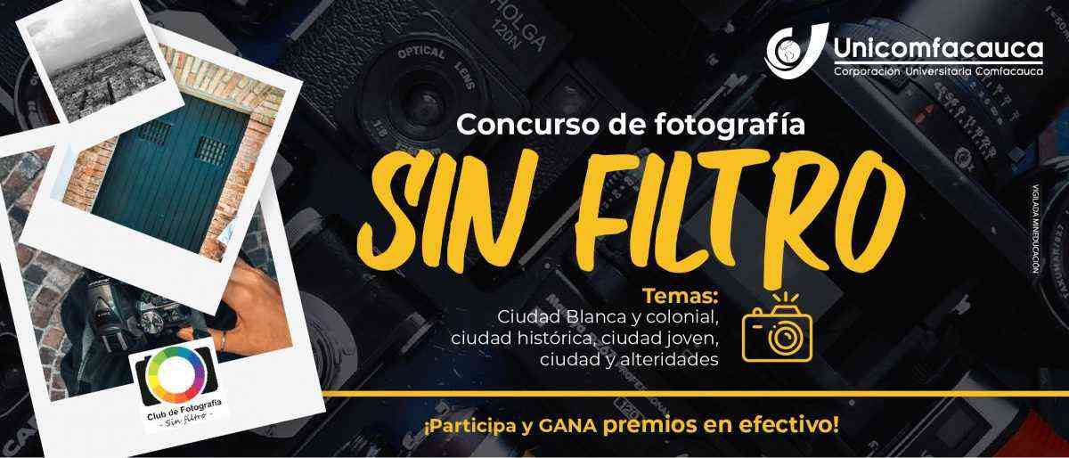 BASES DEL CONCURSO DE FOTOGRAFÍA: SIN FILTRO